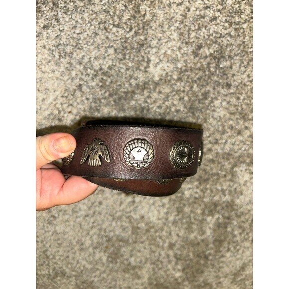 Harley Davidson Womens Studded Belt 34 Medium Eagle Motorcycling Grunge Riding‎ main image 3